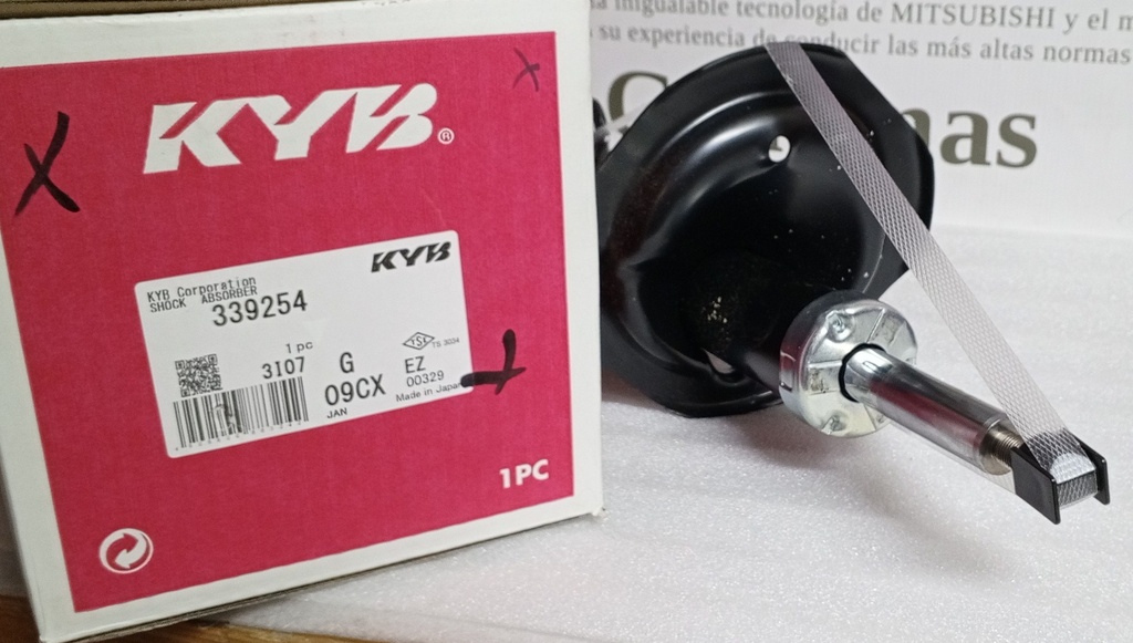 [339254] - KYB | AMORTIGUADOR DELANTERO MITSUBISHI ASX (IZQUIERDO)