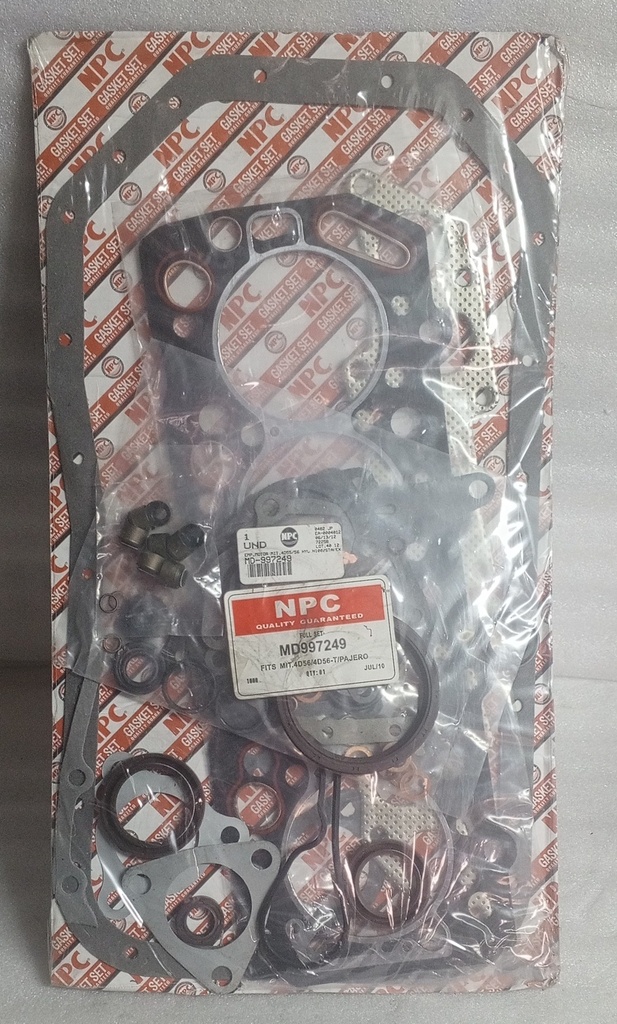 [MD997249-6 ] - NPC | EMPAQUETADURA MOTOR 4D56 / L200 DIESEL / HYUNDAI H100 (ABIERTA FALTA EMPAQUE TAPA VALV)