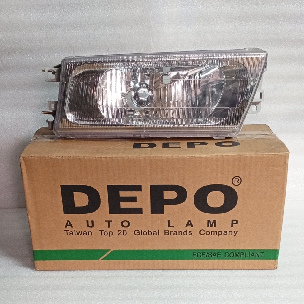 [MR414231] - DEPO-TAIWAN | FAROLA DELANTERA IZQUIERDA LANCER 97/2001 / CK1/ CK4A (CAPOT PLANO EN LA PUNTA)