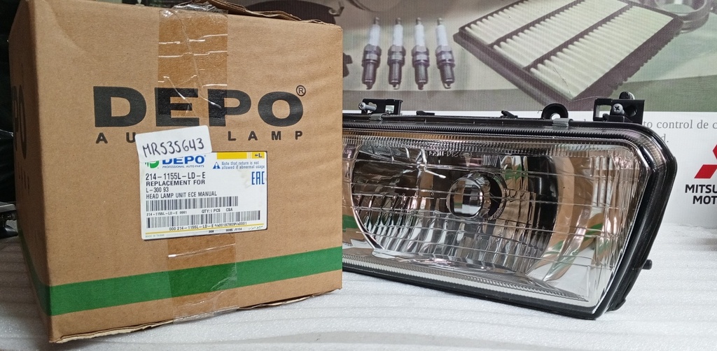 [214-1155L] - DEPO-TAIWAN | FAROLA IZQUIERDA MITSUBISHI L-300 2001 / 2014