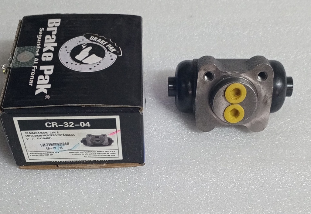 [CR-32-04] - BRAKE PAK | CILINDRO FRENO MITSUBISHI MONTERO NAL TRASERO IZQUIERDO (cilindro original grueso) (1pulgada)
