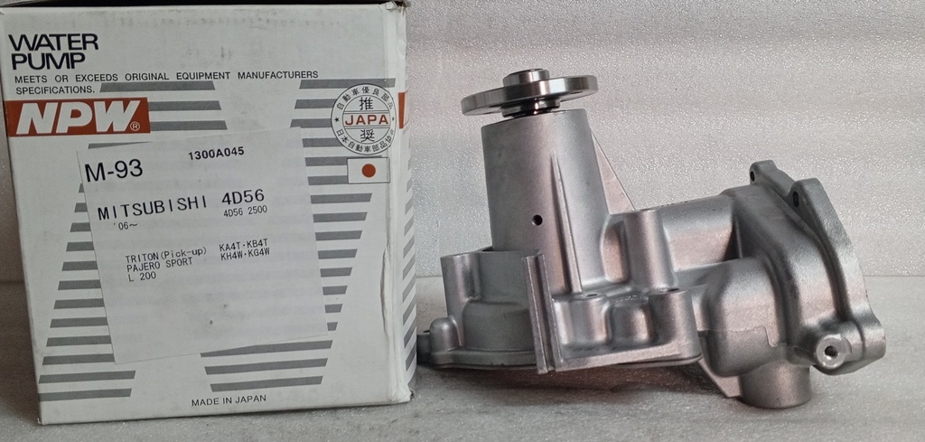 [M-93-23 ] - NPW-JAPON | BOMBA AGUA MITSUBISHI SPORTERO / L-200 2.5 / 4D56 / 16V