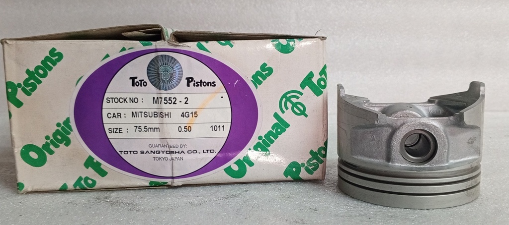 [M7552-2-(050) -16] - TOTO | PISTONES MOTOR MITSUBISHI LANCER 1500  CB2A(4G15) (75.5mm)(0.50)