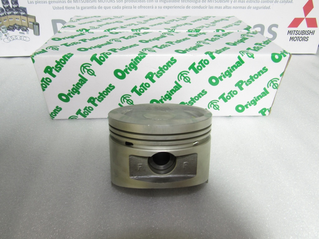 [M9116-R/L-0.50-3 ] - TOTO | PISTONES MOTOR MON-V6-3000  0.50  (6G72) (91.1mm) ( PLANO / RANURA GRUESA) (1.5 / 1.5 / 4.0)