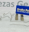 [MR389630] - BRAKE PAK | JUEGO COMPLETO CLIPS FRENO TRASERO MITSUBISHI NATIVA / FORD FESTIVA / KIA PRIDE