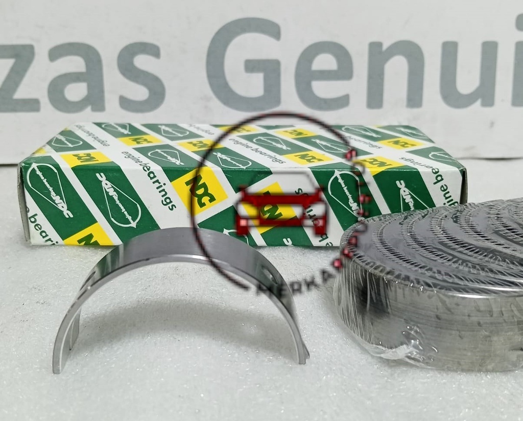 [MD327493 (0.25)] - CASQUETES BANCADA MITSUBISHI MONTERO V11W / L-300 / OUTLANDER / GRANDIS / EXPO MOTOR 4G63 / 4G64 / 4G69