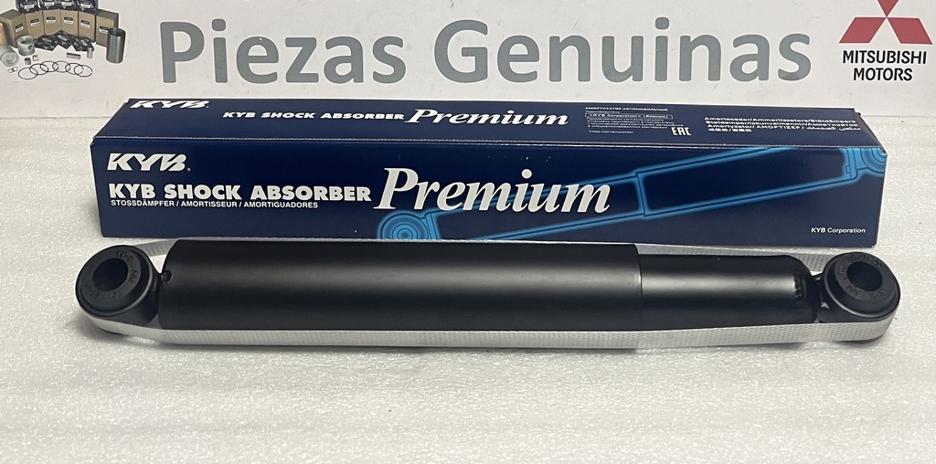 [443198] - KYB | AMORTIGUADOR TRASERO MITSUBISHI MONTERO STD /  HARD TOP /  RL ACEITE (BUJE-BUJE) / TOYOTA HILUX 97/06 (HIDRAULICO) 