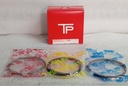 [33938 (0.50)] - TP | ANILLOS MOTOR MITSUBISHI LANCER 1600 4G18 (0.50) CS3A (1.2/1.2/2.5) 76mm PLANO  (USAR PISTONES M7633)