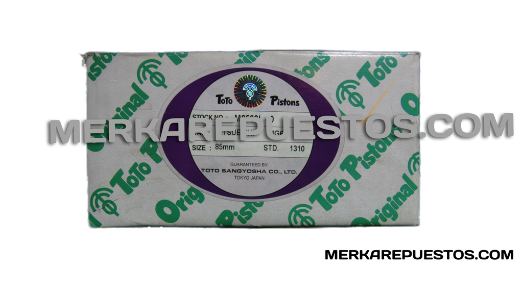 [M8568L-STD ] - TOTO | PISTONES MOTOR L-300 ( 85mm / STD) 4G63 DOHC 16V /2000 c.c 97/2000 /PLANO