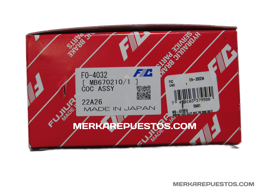 [MB670211] - FIC - JAPON | CILINDRO AUXILIAR CLUTCH MONTERO V43W