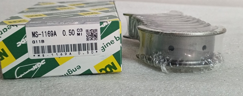 [MS-1169A  (0.50) ] - NDC | CASQUETES BANCADA MITSUBISHI LANCER MOTOR 4G13 / 4G15