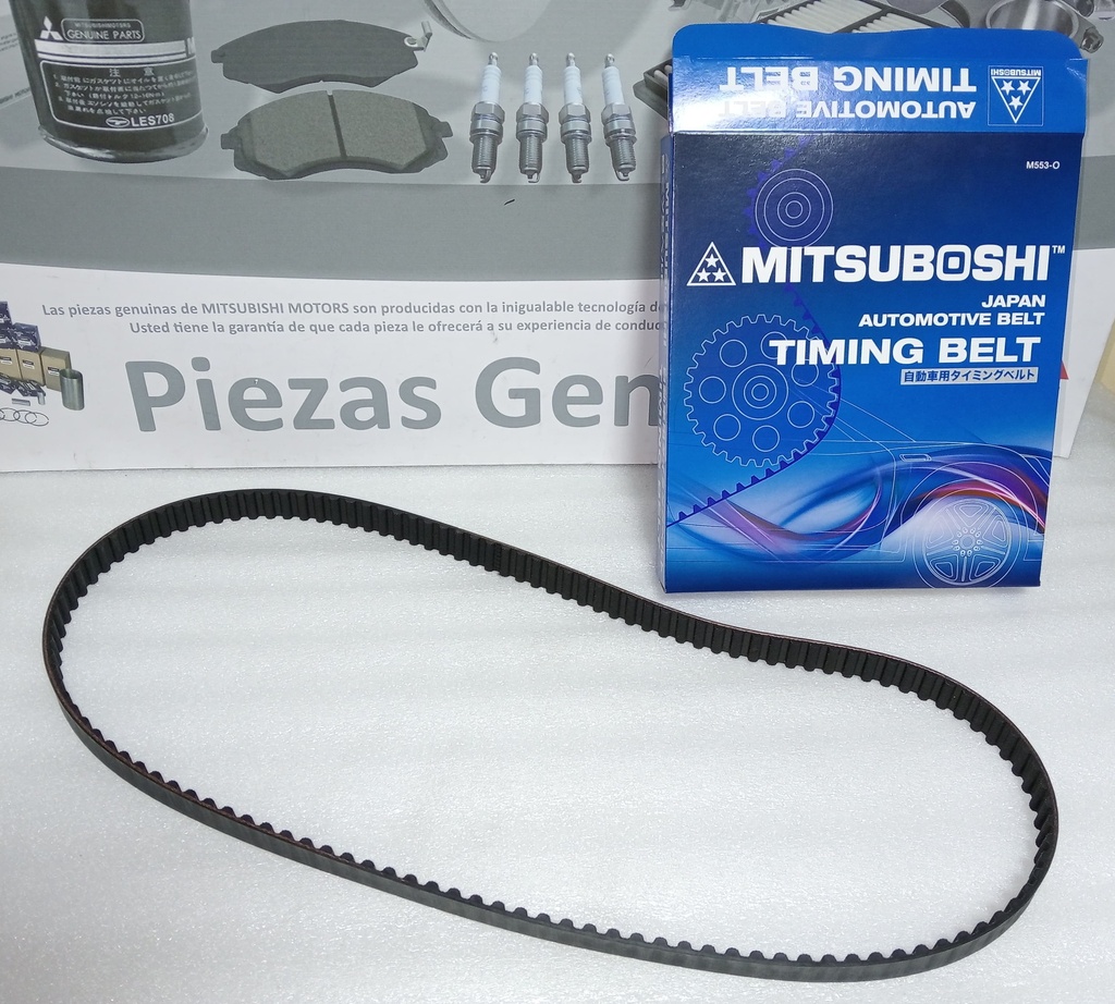  MR994968- MITSUBOSHI | CORREA DE REPARTICION MITSUBISHI L300 / L200  (1.8/2.0/2.4) 122 DIENTES DIENTE REDONDO / GRANDIS
