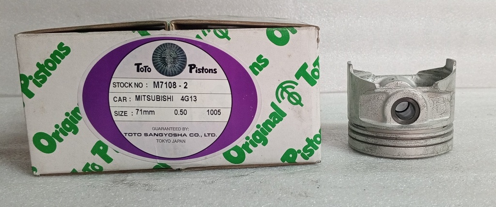 [M7108-2-0.50 ] - TOTO | PISTONES MOTOR LANCER (4G13) (71mm)