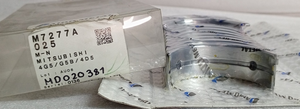 [M7277-0.25 ] - DAIDO | CASQUETES BANCADA MITSUBISHI L-200 / HYUNDAI STAREX / H-100 / MOTOR 4D55 / 4D56