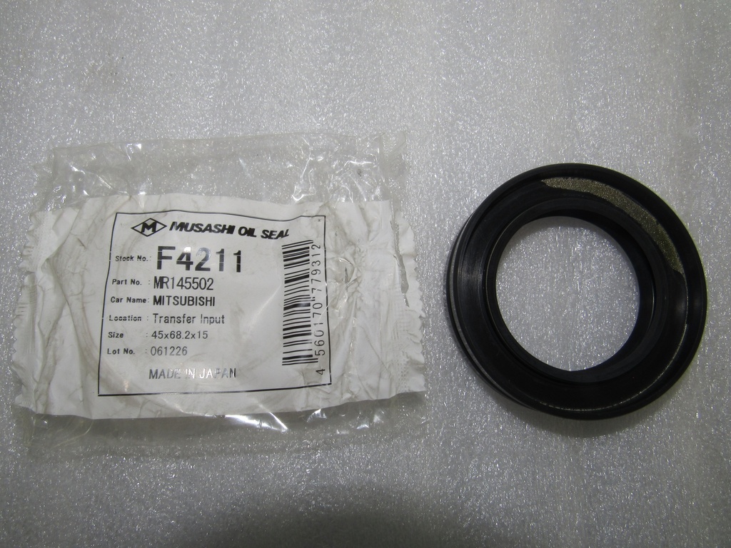 [MR145502 (45X68.2X15)] - MUSASHI | SELLO ACEITE INTERNO UNION CAJA VEL-TRANSF MON/95 (2 RETENES)