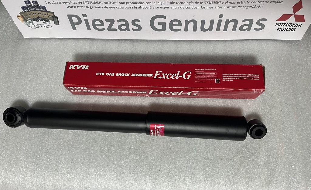 [344295] [MR448499]- KYB-AMORTIGUADOR TRASERO MITSUBISHI NATIVA 98- / MONTERO SPORT       (OJO-BUJE-16MM)