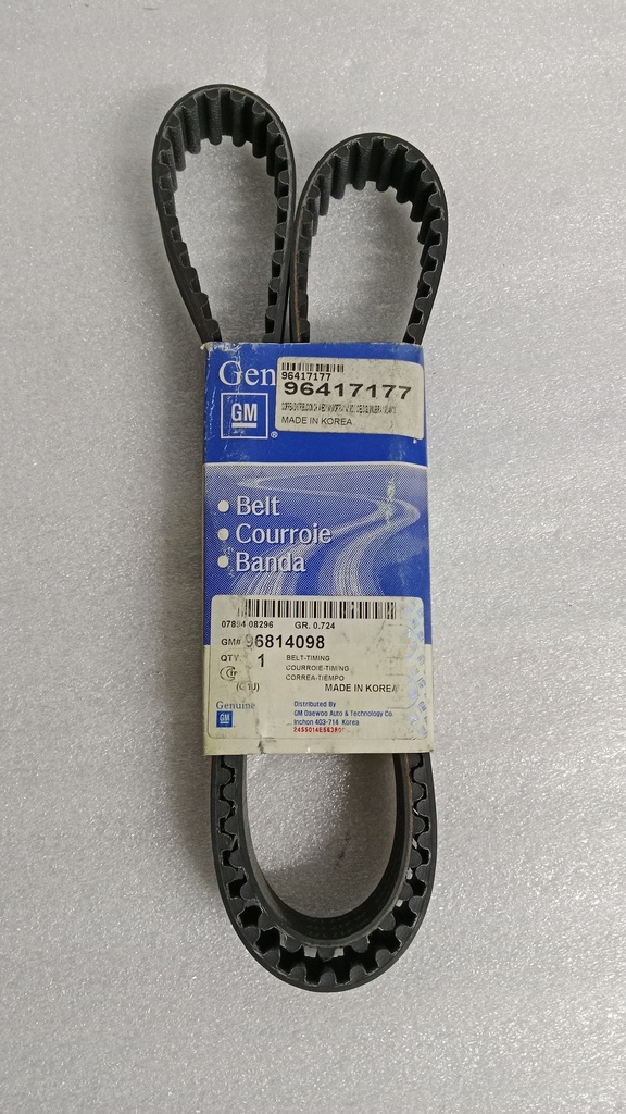 [96417177] - GM | CORREA DE REPARTICION CHEVROLET OPTRA 1.4