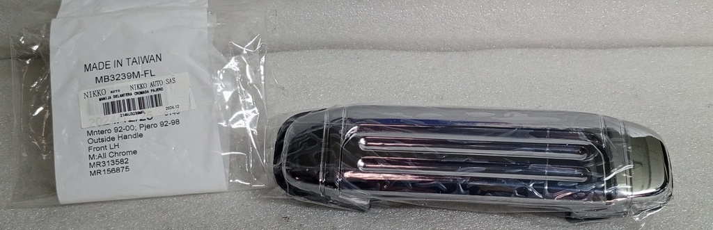 [MR156875] - NIKO-TAIWAN | MANIJA EXTERIOR PUERTA DELANTERA IZQUIERDA MONTERO/95 (CROMADA)