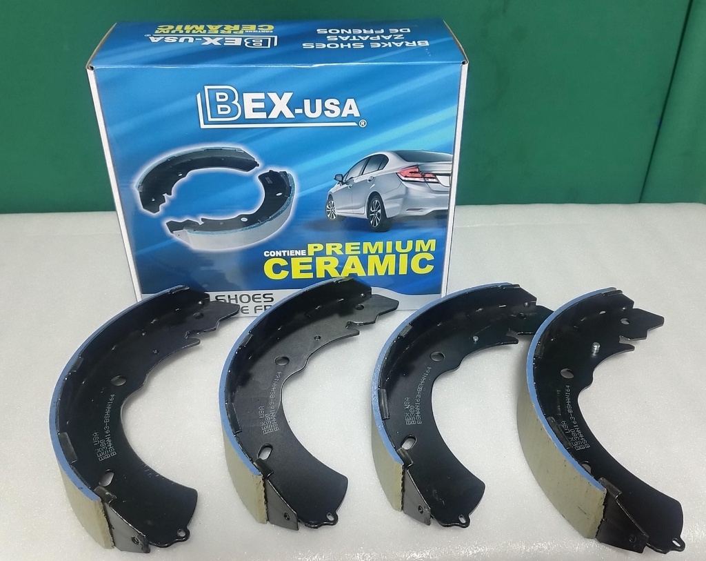 [BS-380] - BEX-USA | JUEGO DE BANDAS FRENO MITSUBISHI SPORTERO 07/11 L200 / LUV DIMAX