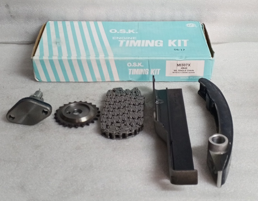 [ME090012-ME190013-ME190016- ME203099  ME200248]- OSK-JAPON | KIT CADENA REPARTICION MITSUBISHI NATIVA MOTOR 4M40 (5 PZS) (CADENA SENCILLA)