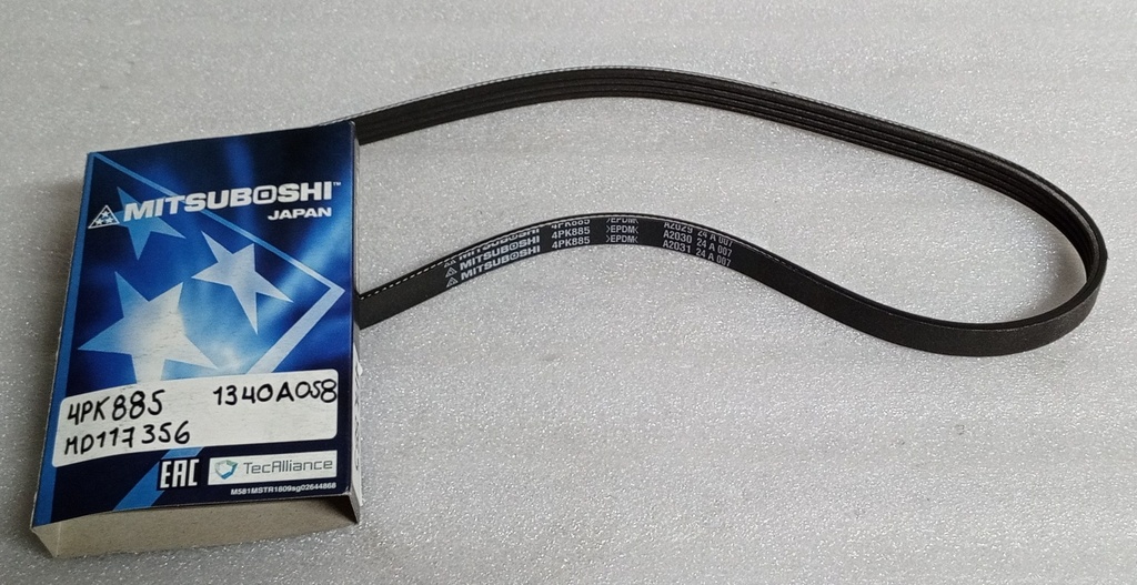 [4PK885] - MITSUBOSHI | CORREA ALTERNADOR Y ACC. LANCER / 93 12 VALVULAS