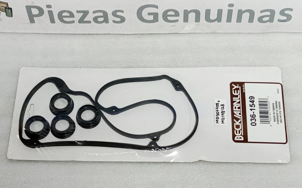 [MD307705 + MD198128] - BECK ARLNEY | JUEGO EMPAQUE TAPA DE VALVULAS MITSUBISHI LANCER 1600 / CK4A MOTOR 4G92