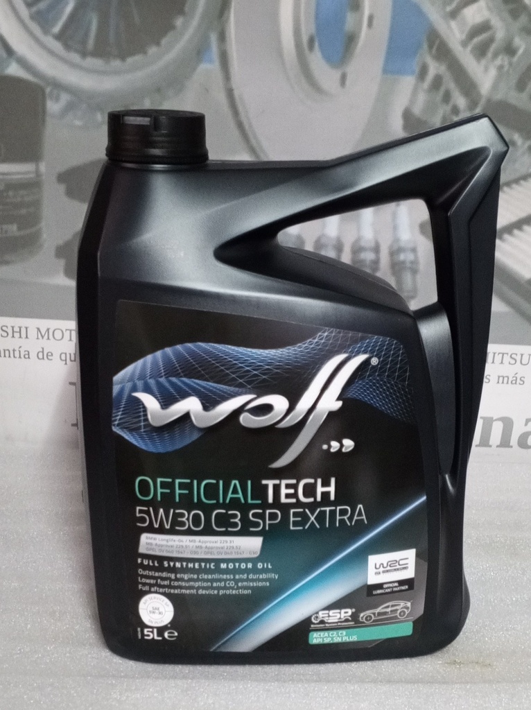 5W30 - WOLF - OFFICIAL TECH C3 SP WEXTRA ( 5L )