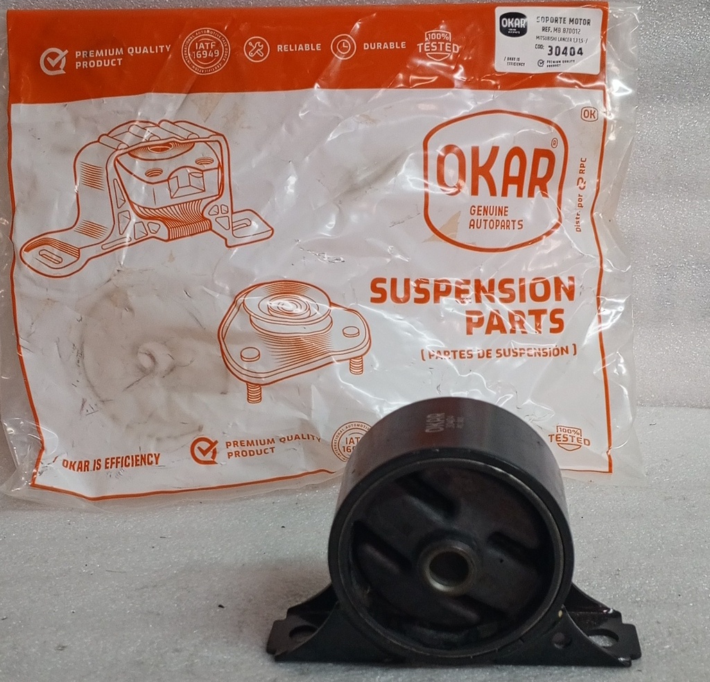[ MB870012 ] SOPORTE MOTOR MITSUBISHI LANCER 1.3 1.5 /94 CB1 CB2 TRASERO MTM 514286