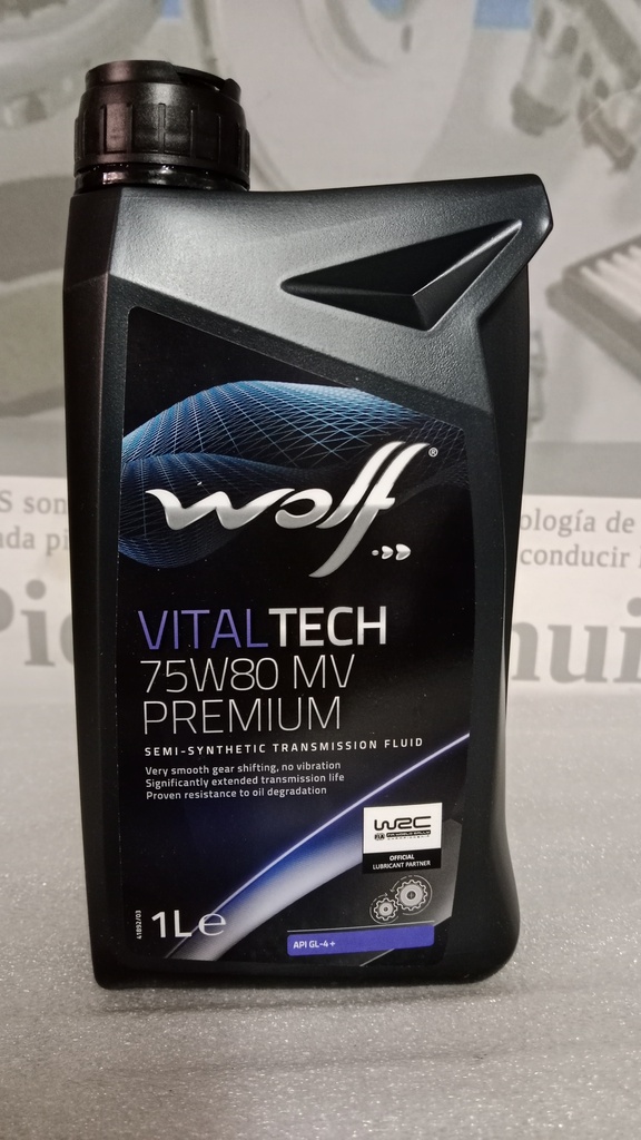 [ 75W80 ] WOLF-ACEITE VITAL TECH-SEMISINTETICO 1L 1/4