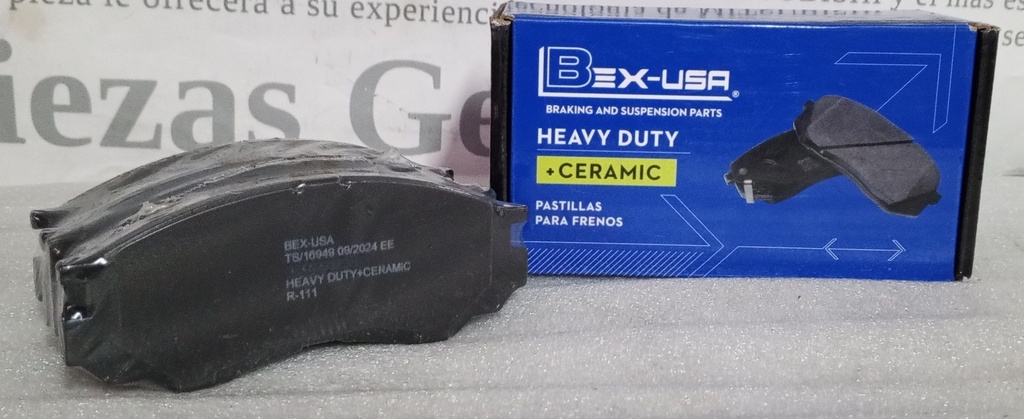 [ 10207-LPB035 ] - BEX USA - PASTILLAS SEMI METALIC
