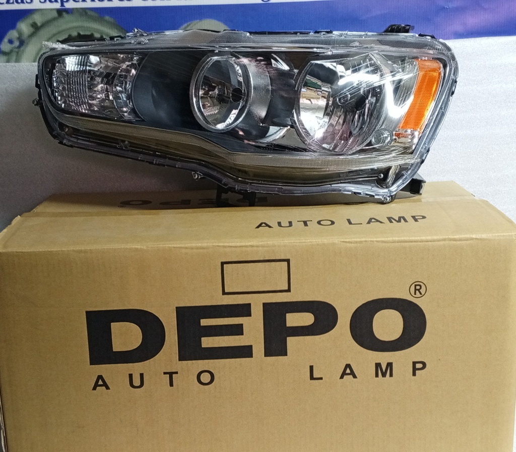 [214-1190R-LD-E2] - DEPO - FAROLA DELANTERA DERECHA MITSUBISHI LANCER AVANZADO 2008