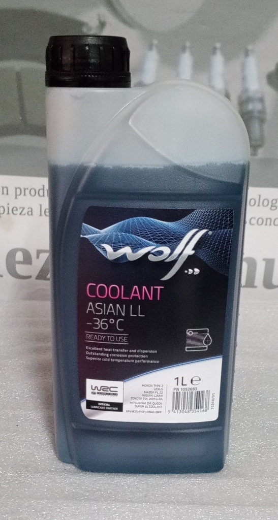 [1052693] - WOLF - COOLANT- ASIAN-LL REFRIGERANTE VEH ICULO ASIATICO LL -36  C 1L 