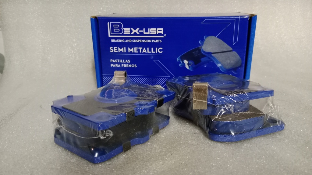 [7291-D402] - BEX-USA | PASTILLAS FRENOS TRASEROS NATIVA (SEMI-METALICA)