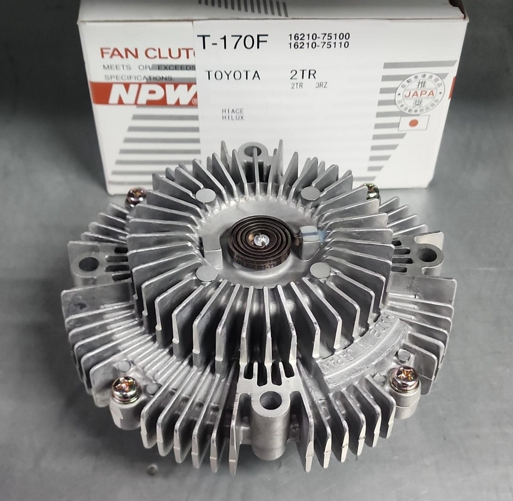 [ 16210-75100 ] - NPW - JAPON / VENTILADOR AUTOMATICO/ FAN CLUTCH TOYOTA FORTUNER / HILUX 2TRFE 2.700 c.c GASOLINA