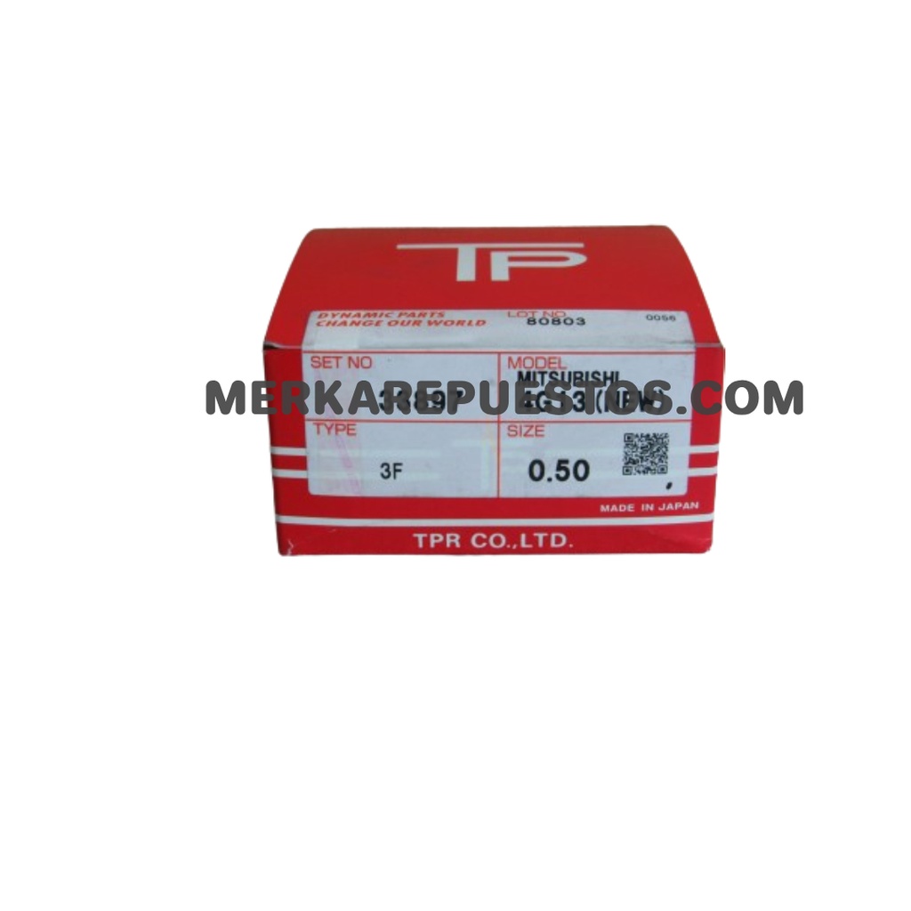 ANILLOS MOTOR MITSUBISHI LANCER 1300 4G13 (0.50) / MARCA: TP