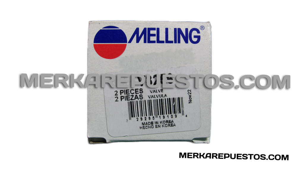 VALVULA MOTOR MITSUBISHI OUTLANDER / ASX / LANCER 2.4 MOTOR 4G69 GASOLINA (ESCAPE) 16V (JUEGO 2 UNDS)