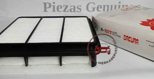 [[A-1517  MZ690446] - [0]] [1500A098] - SAKURA | FILTRO AIRE SPORTERO 2.5 / 3.2 / LUV DIMAX 2.4 GASOLINA