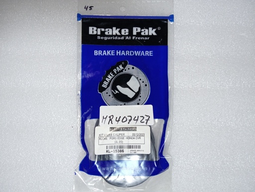 [[4605B866] - [KL-15386]] [MR407427] - BRAKE PAK | EMPAQUETADURA CALIPER NEW MONTERO V75W (45 mm) (SUZUKI / CAPTIVA)