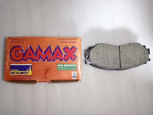 [[10207] [MR389547] - [MZ690016  MZ690558]] [10207] - GAMAX | PASTILLAS FRENOS DELANTEROS MITSUBISHI MONTERO 2.4 