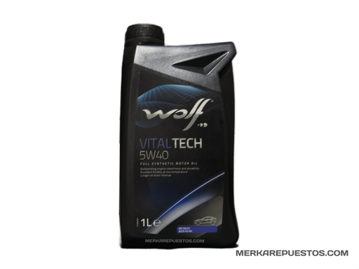 [[0] - [0]] [5W40] - WOLF | ACEITE SINTETICO VITAL TECH 1/4