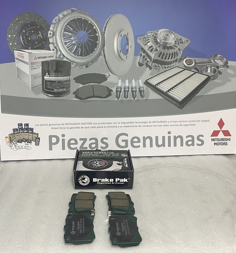 [[4605A783] - [0] [7602-BPR]] [7602-BPR] - BRAKE PAK | PASTILLAS FRENOS TRASEROS MITSUBISHI MONTERO SPORT 2017/ (RACING-CARBON)