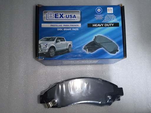 [[HEAVY DUTY] - [7943]] [7943-D1039H] - BEX-USA | PASTILLAS FRENOS DELANTEROS CHEVROLET LUV DIMAX (HEAVYDUTY)
