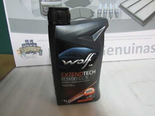 [[GL 5] - [0]] [80W90] - WOLF | ACEITE PARA TRANSMISIONES Y DIFERENCIALES  (1/4) (SELLADO)(EXTENDTECH) MINERAL GL-5-ZF