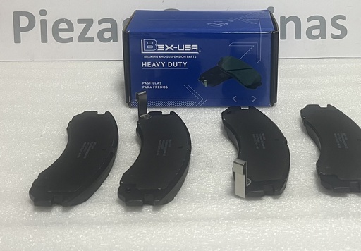 [[MZ690019   D530  D723] - [MR389546 MZ690562 MR389543]] [7412] - BEX USA | PASTILLAS FRENOS DELANTEROS MONTERO V6-3000 / NATIVA K96W (HEAVY DUTY)