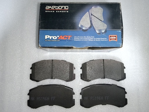[[MN116604  MZ690185] - [MZ690563  MR569225]] [ACT904] - AKEBONO | PASTILLAS FRENOS DELANTEROS LANCER 2001- 2007