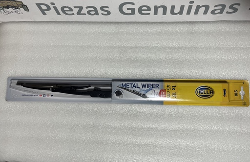 [[0] - [0]] [HELLA 9XW398114018] - HELLA | PLUMILLA LIMPIABRISAS 18" C/U