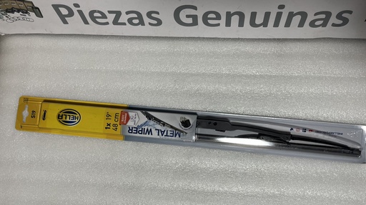 [[0] - [0]] [HELLA 9XW398114019] - HELLA | PLUMILLA LIMPIABRISAS 19" C/U