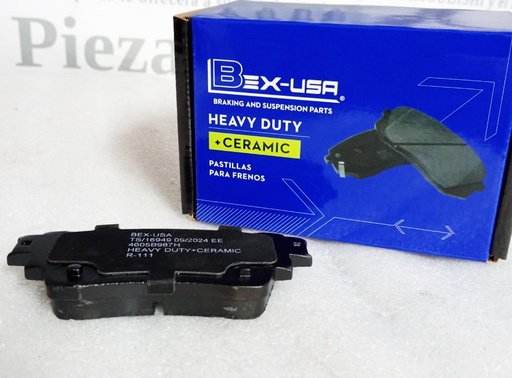 [[HEAVY DUTY] - [9372]] [4605B987] - BEX-USA | PASTILLAS FRENOS TRASEROS MITSUBISHI OUTLANDER 
