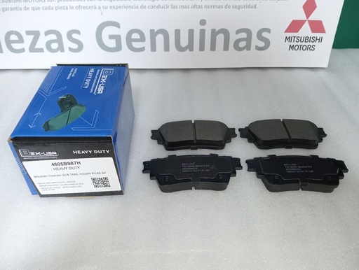 [[HEAVY DUTY] - [9372]] [4605B987] - BEX-USA | PASTILLAS FRENOS TRASEROS MITSUBISHI OUTLANDER 