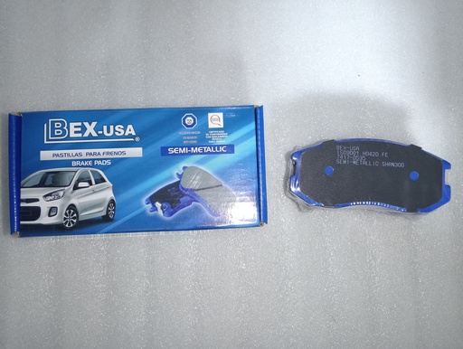 [[] - [MR389511  MZ690570  7417  MZ690000]] [7417-D535] - BEX-USA | PASTILLAS FRENO DELANTEROS LANCER CB / CK